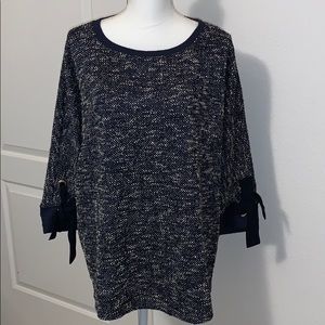 1X Bow Sleeve Top